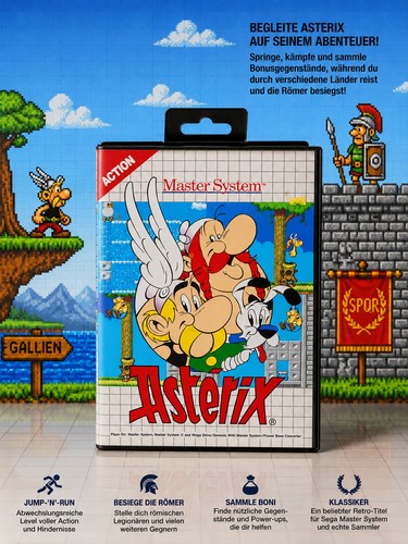 Asterix sega master system - sega,