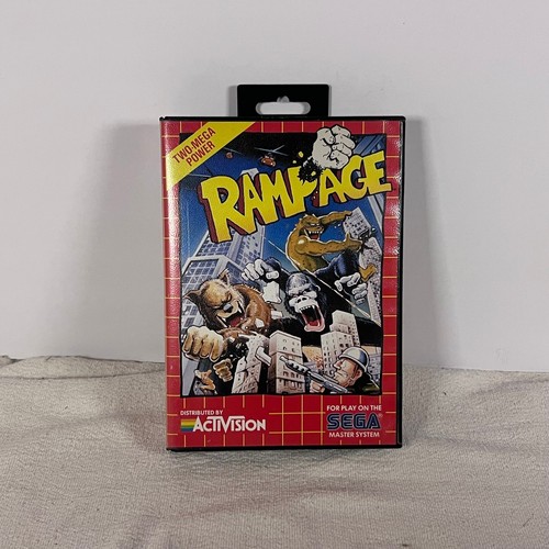Rampage sega master system - rampage,