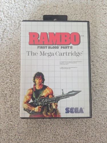 Sega master system rambo first - system,